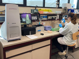 Lo strumento per l’analisi delle micotossine utilizzato presso il laboratorio Cargill® di Fiorenzuola.
