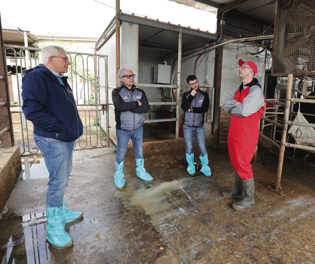 Il rapporto con la squadra Raggio di Sole è basato su un continuo scambio di idee sulla gestione ottimale della mandria.