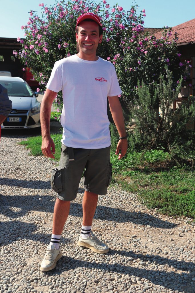 Nicola Anselmi, insieme al padre Gabriele si occupa degli aspetti agronomici dell’azienda.